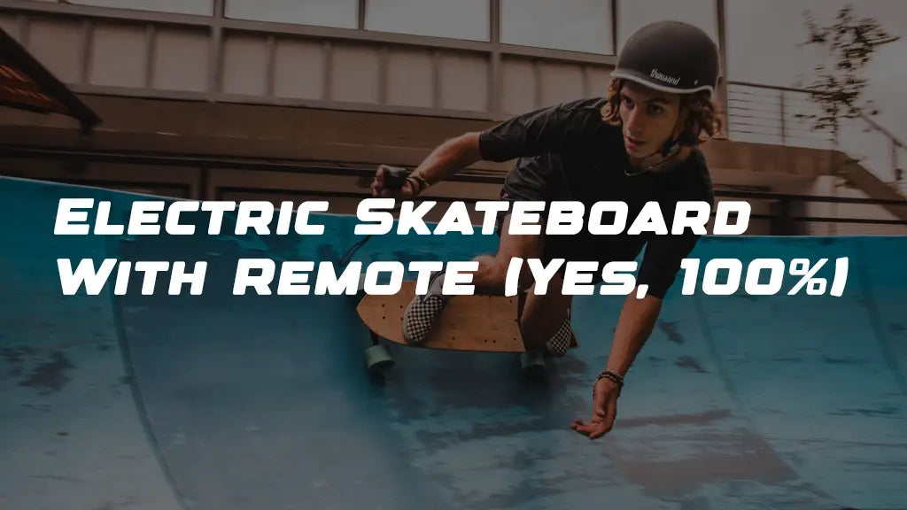 Electric Skateboard With Remote (Yes, All Evolve Boards Include One)