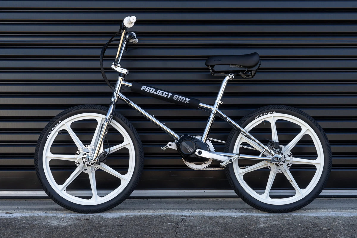 Project BMX Chrome White: The Electric BMX Bike by Evolve – Evolve ...