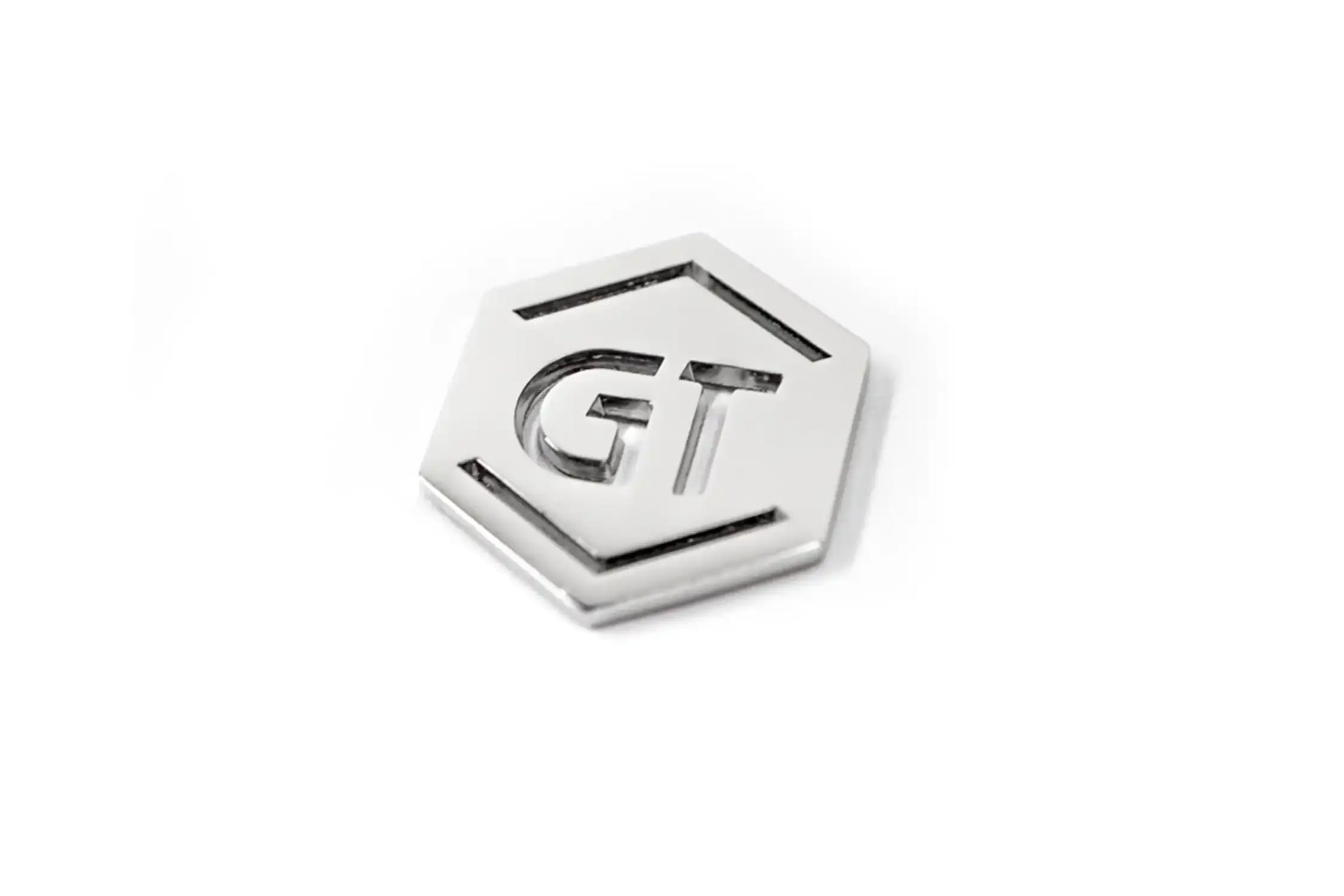 Base Plate Badge - GT - Silver