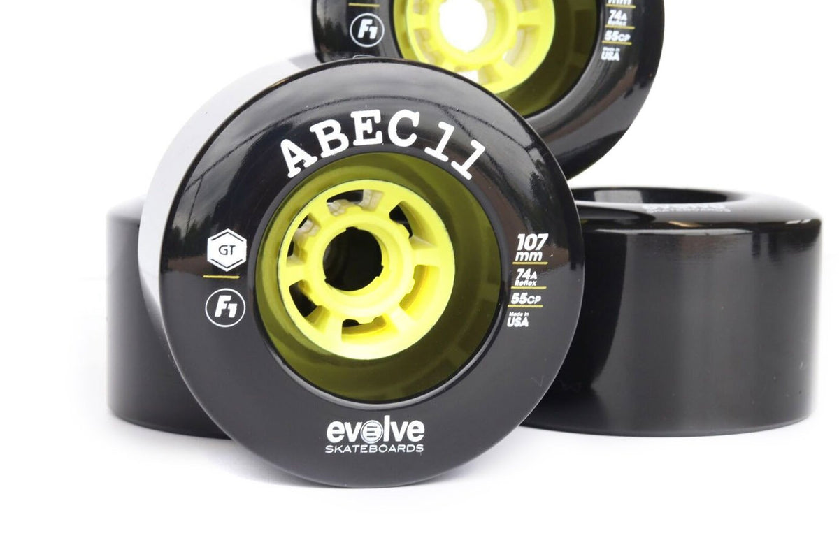 Shop Evolve/ABEC 107mm Street Wheels at Evolve Skateboard – Evolve ...